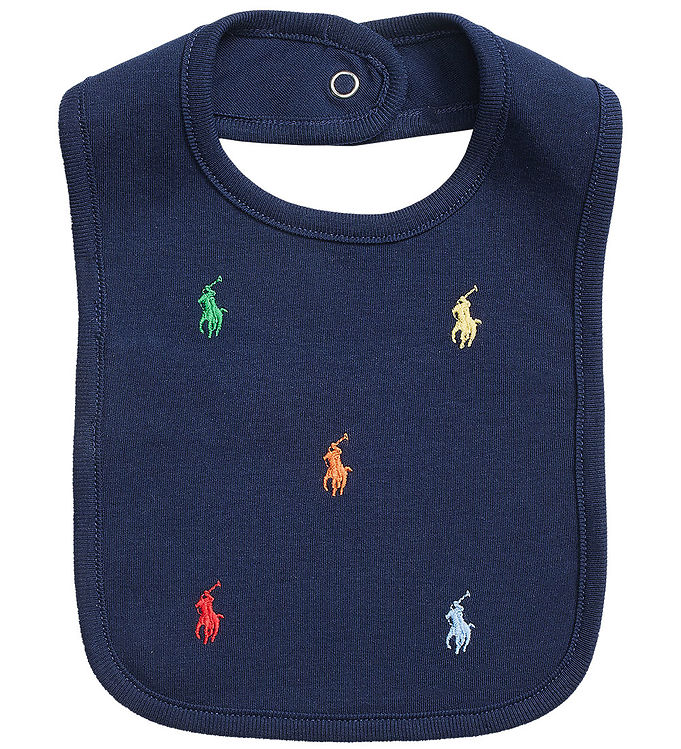 Polo Ralph Lauren Hagesmæk - Baby Classics - Navy m. Logoer