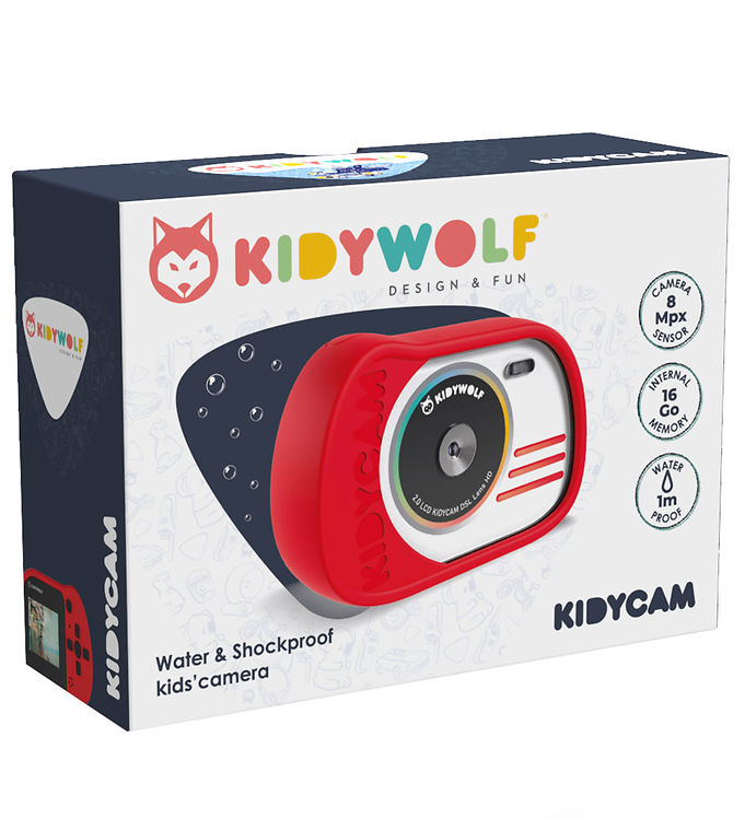 Kidywolf Kamera Kidycam Rød