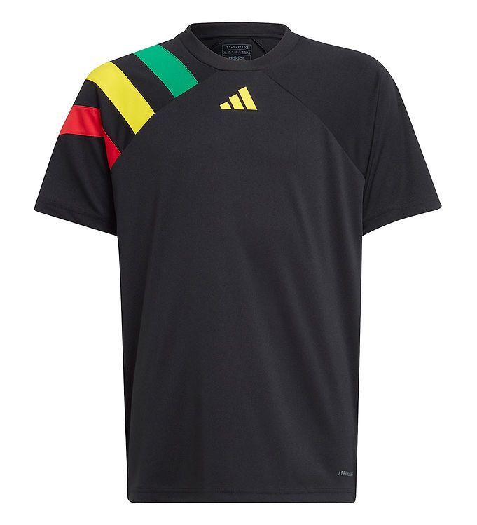 adidas Performance T-shirt - Fortore23 JSY Y - Sort/Gul/Rød/Grøn