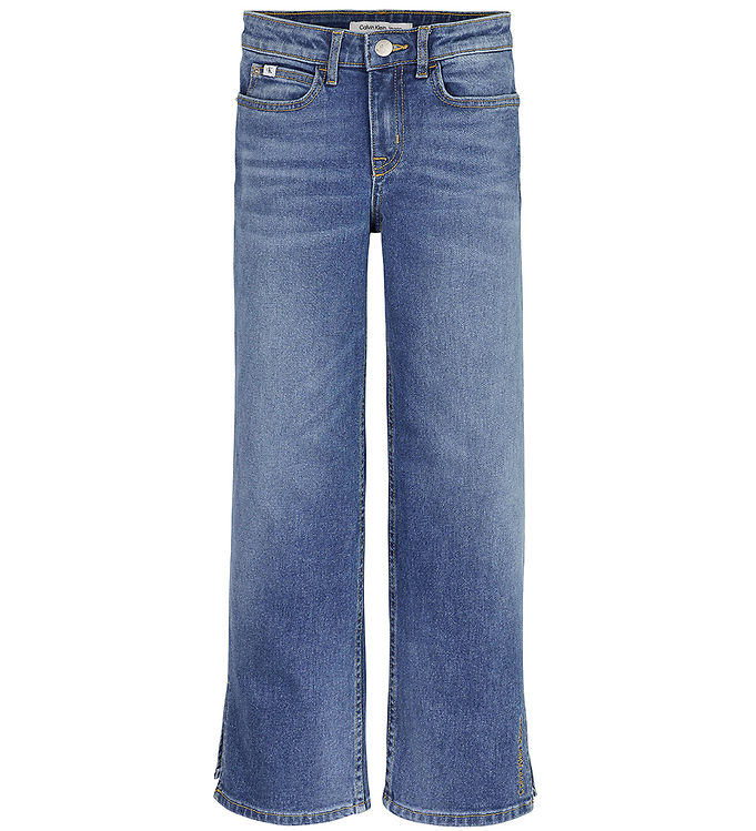 Calvin Klein Jeans Wide Leg Mid Blue