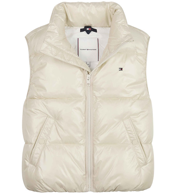 8: Tommy Hilfiger Dynevest - Glossy Short Puffer - Classic Beige