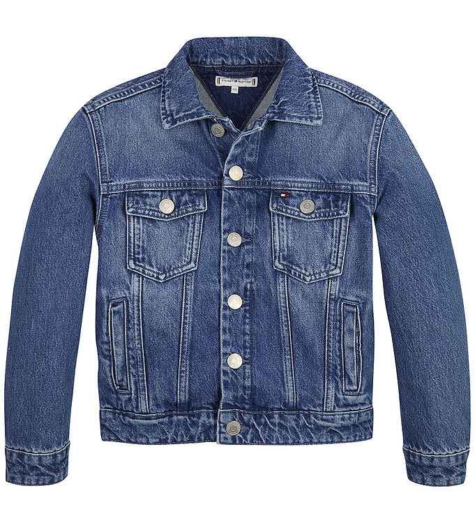 2: Tommy Hilfiger Denimjakke - U Oversized - Vintagebluewashed