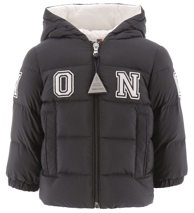 Moncler Dunjakke - Bayan - Sort Hvid » kreditordning