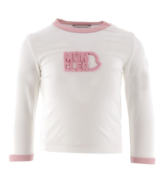 8: Moncler Bluse - Off White m. Rosa