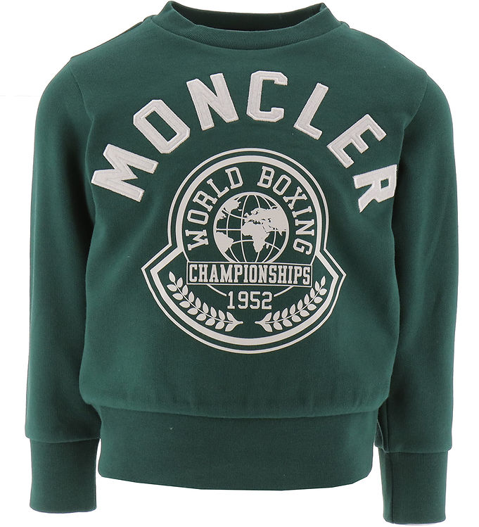 #2 - Moncler Sweatshirt - Grøn/Hvid