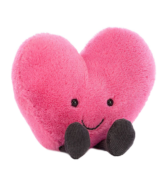 Image of Jellycat Bamse - 11x12 cm - Amuseable Hot Pink Heart (310652-4541449)