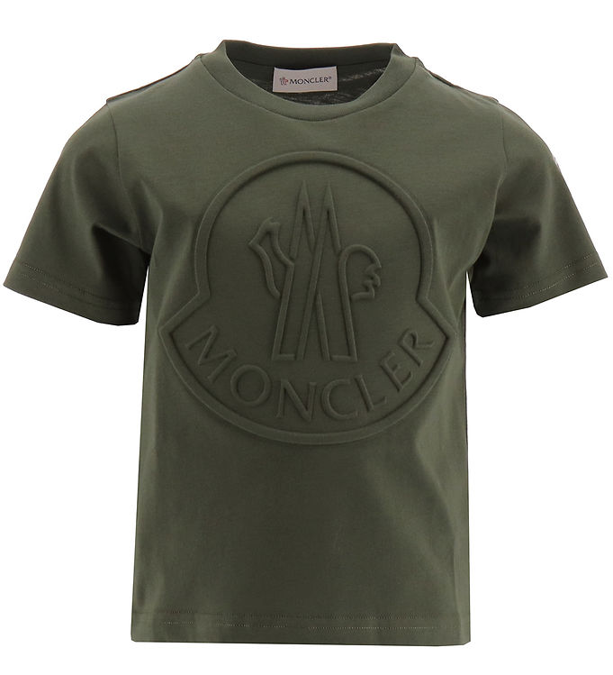 #3 - Moncler T-shirt - Armygrøn m. Logo