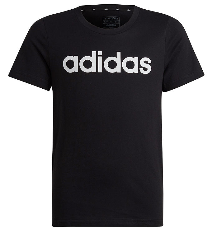 adidas Performance T-shirt - G LIN T - Sort/Hvid
