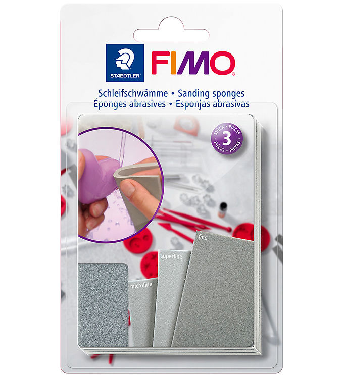 Staedtler FIMO Slibesæt - 3 stk unisex