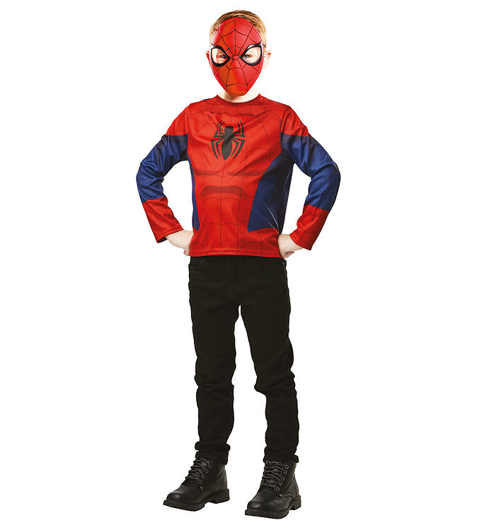 Rubies Udklædning - Spiderman Top/Maske