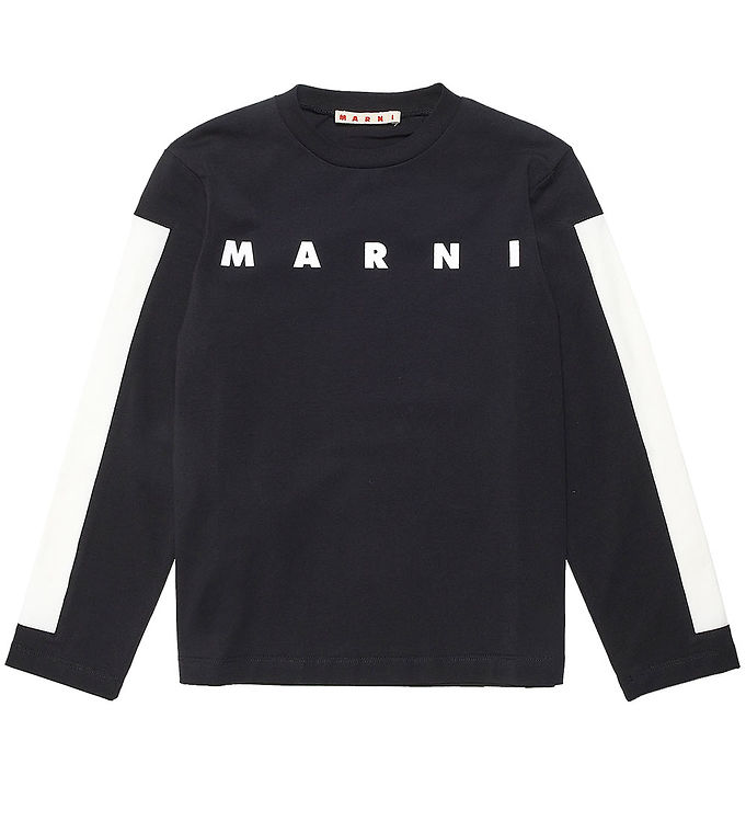 Marni Bluse Sort Hvid