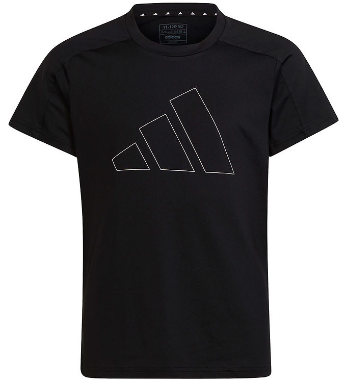 adidas Performance T-shirt - G TRES BL T - Sort