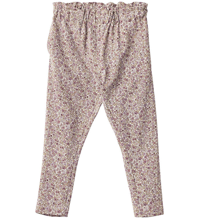 Image of Wheat Bukser - Malika - Grey Rose Flowers (312127-4579869)