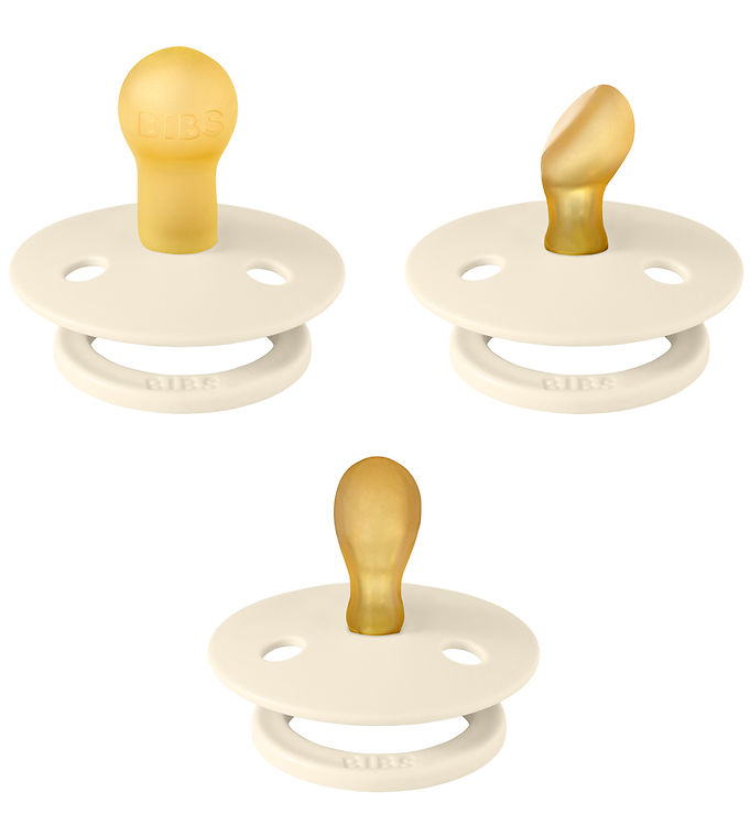 Bibs Try Colour Sutter Pak Str Naturgummi Ivory