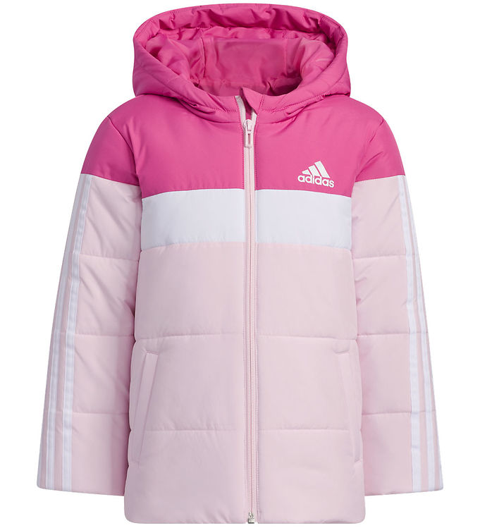 Adidas Performance Dynejakke Lk Pad Jkt Rosa/hvid