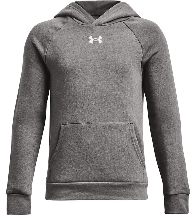 Under Armour Hættetrøje - Rival Fleece - Castlerock Light Heat