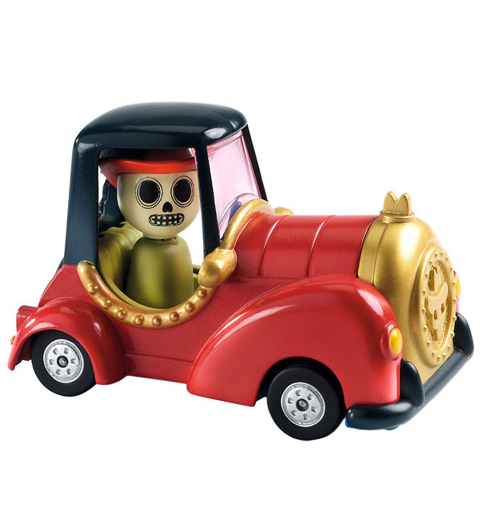11: Djeco Crazy Motors Racerbil Red Skull