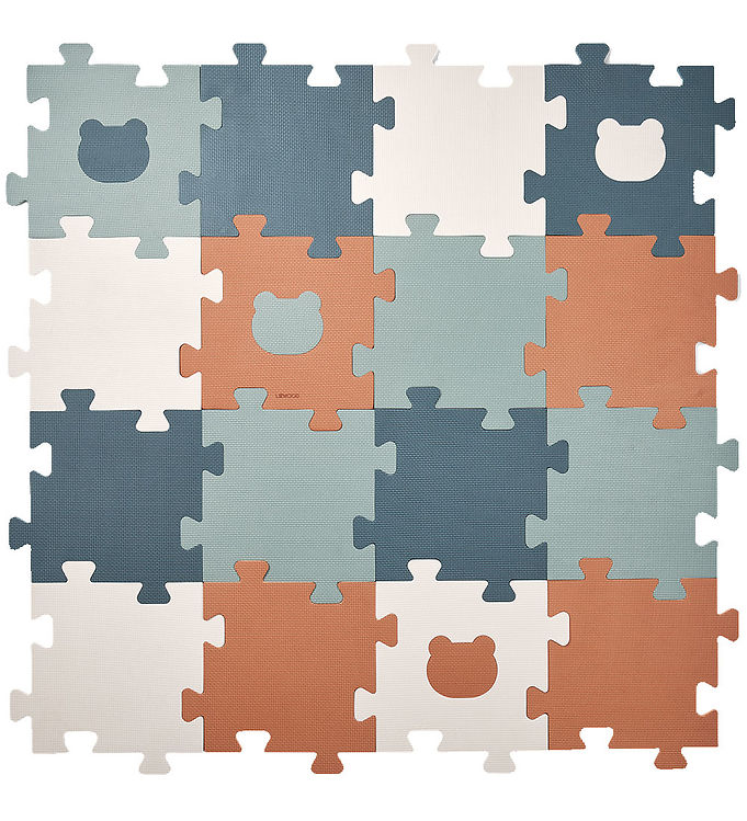 Liewood Ernesto Skumlegegulv Whale Blue Multi Mix