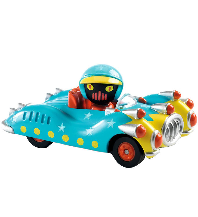 8: Djeco Crazy Motors Racerbil Blue Gun