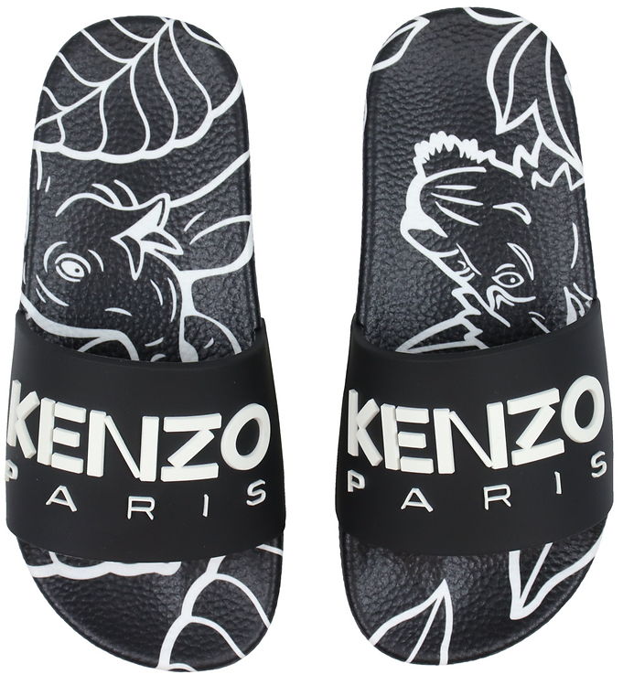 #2 - Kenzo Badesandaler - Sort