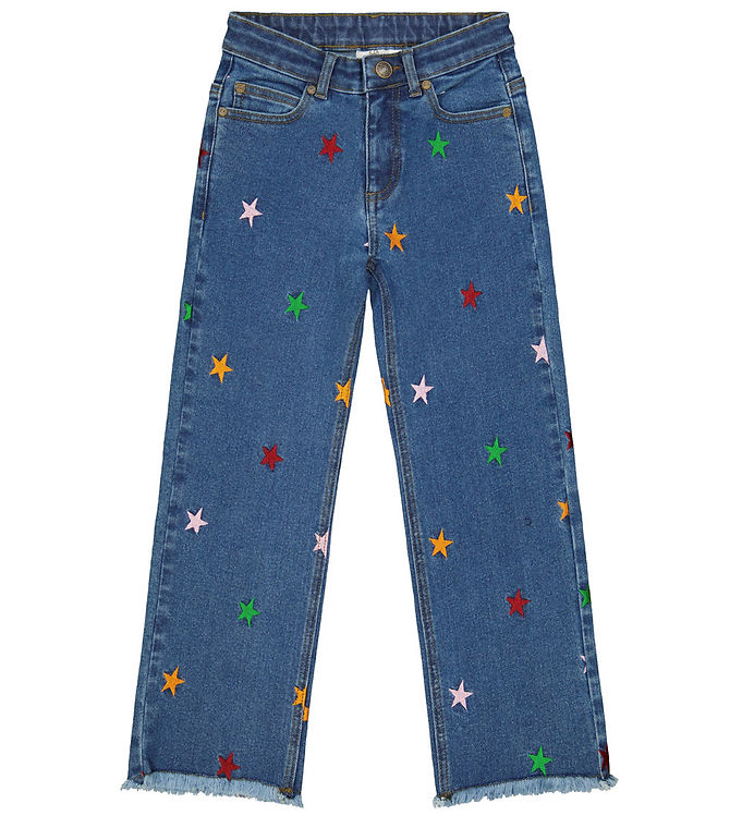 Billede af The New Jeans - TnDania Star Wide - Medium Blue m. Stjerner