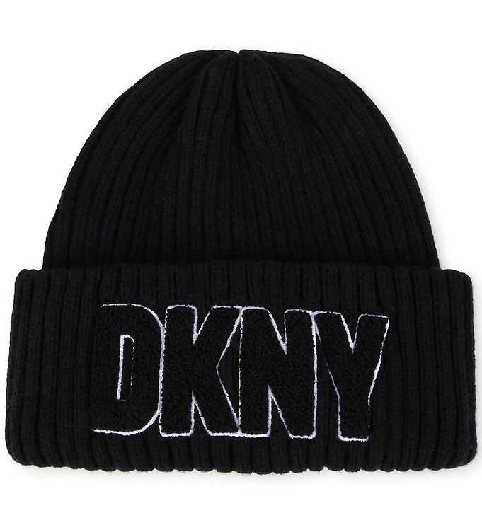 DKNY Hue - Strik - Sort m. Frotté