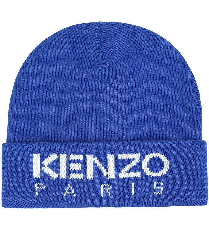 7: Kenzo Hue - Strik - Blå m. Hvid