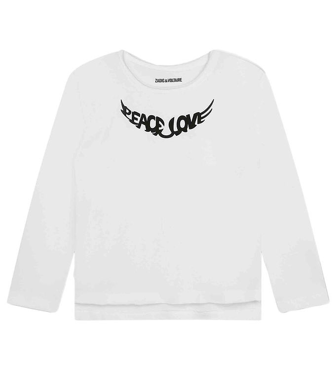 Zadig & Voltaire Bluse Hvid Sort