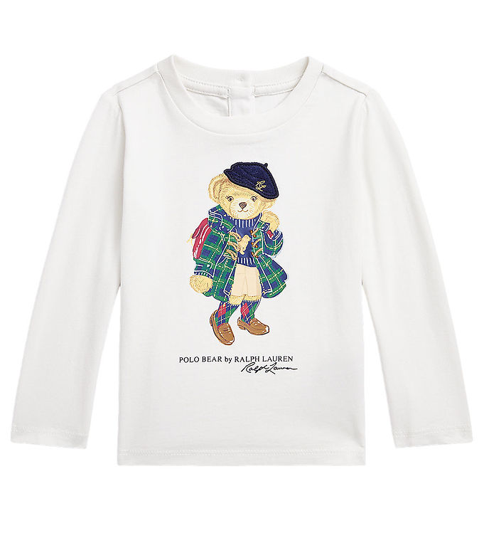 Polo Ralph Lauren Bluse Hvid M Bamse