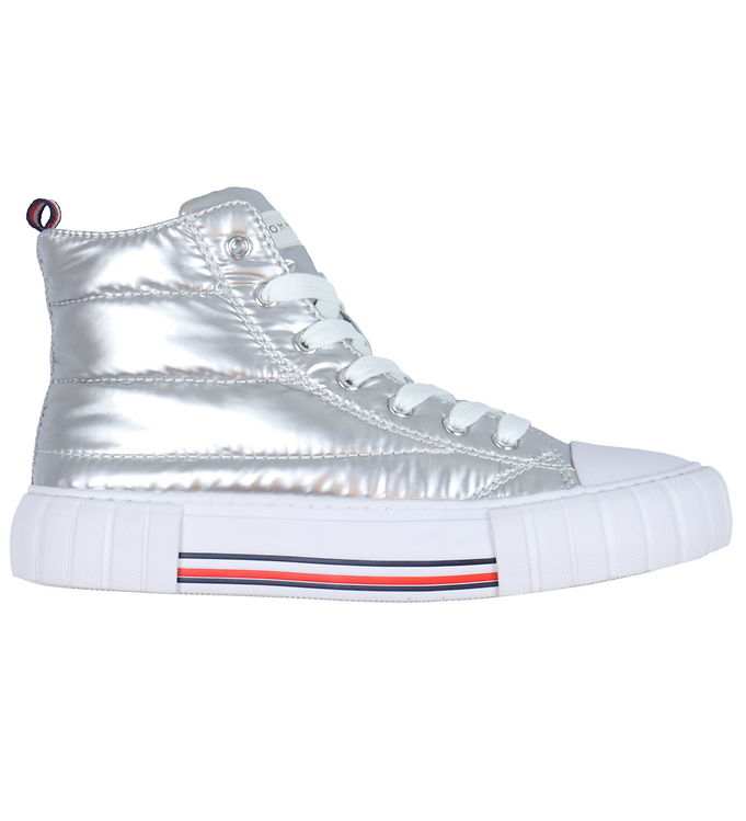 Tommy Hilfiger Støvler - High Top Lace-Up Silver female