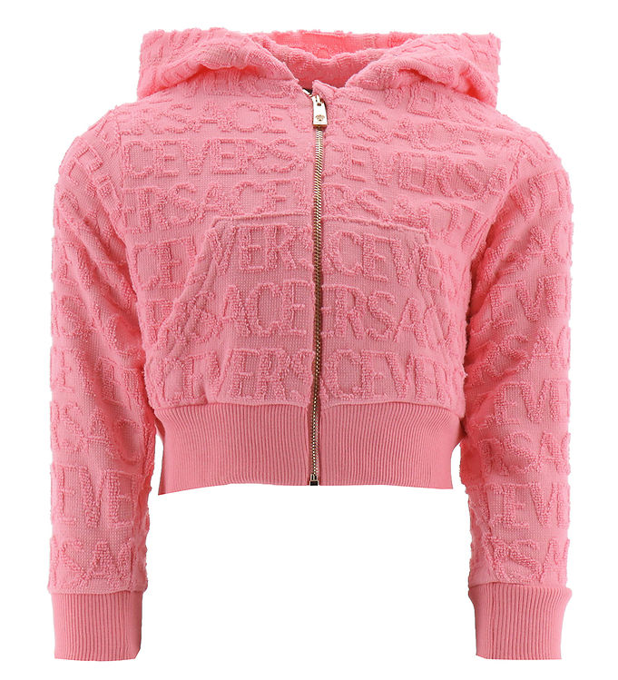 #3 - Versace Cardigan - Cropped - Frotté - Flamingo