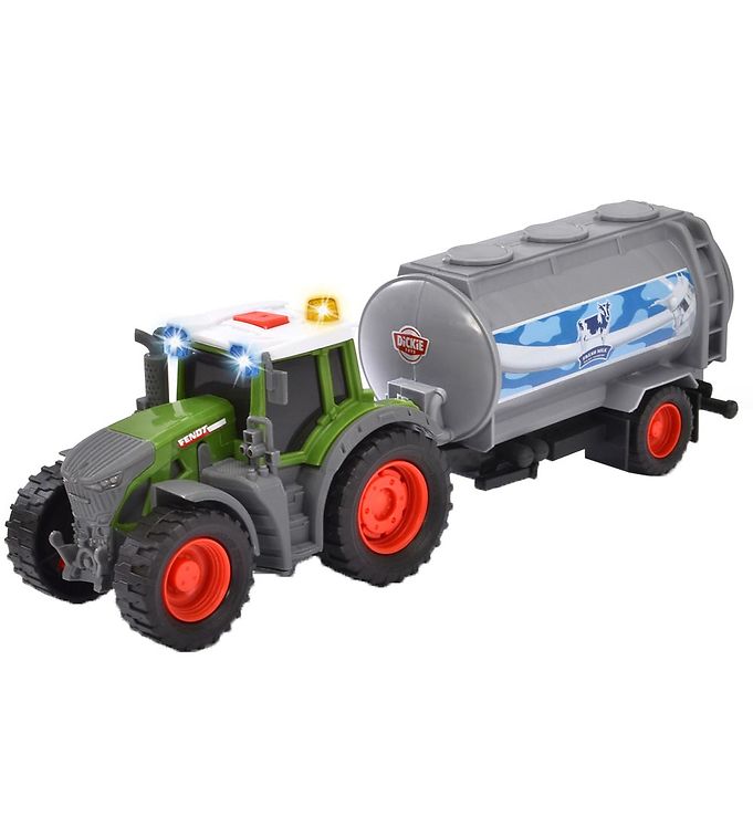 Billede af Dickie Toys Traktor - Fendt Milk Machine - Lys/Lyd