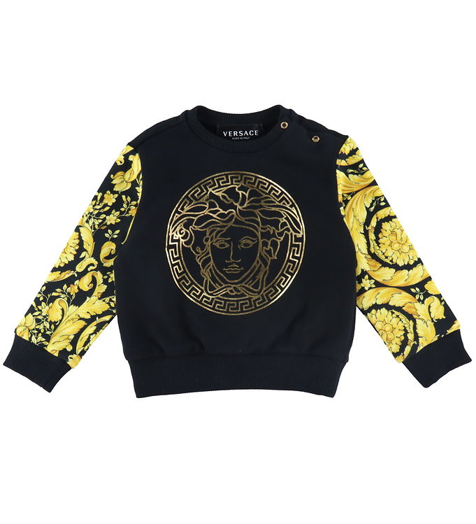 8: Versace Sweatshirt - Sort m. Guld