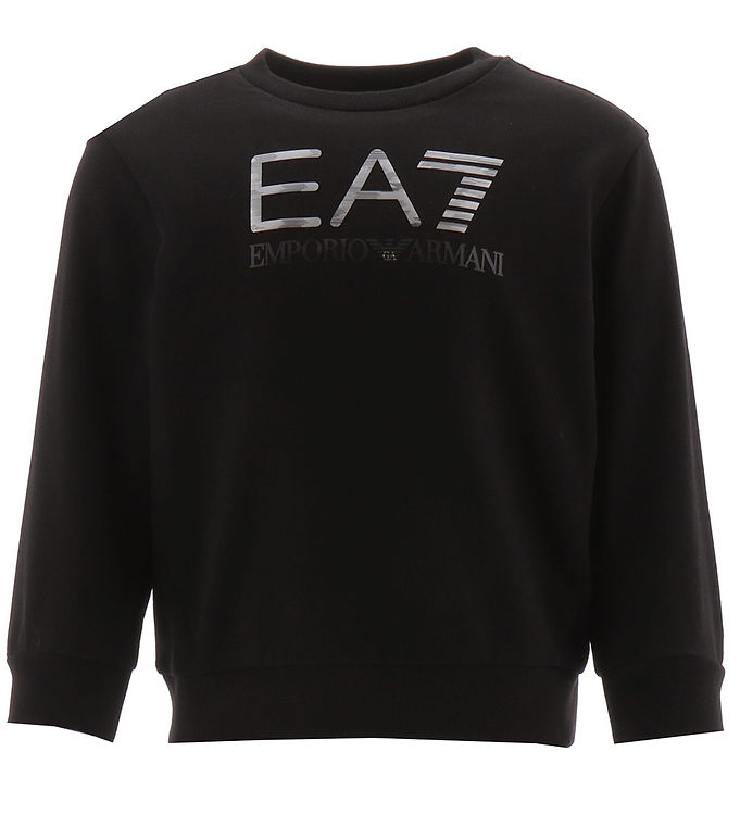 #2 - EA7 Sweatshirt - Sort m. Sølv