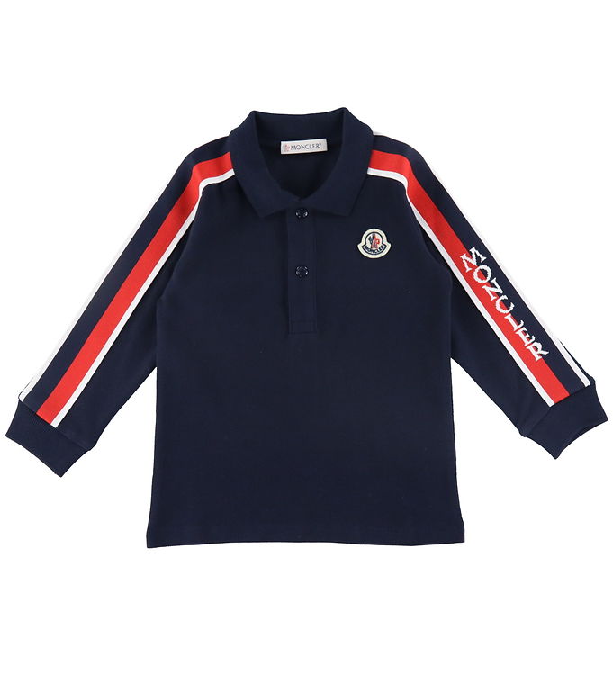 Moncler Polobuse Navy Rød