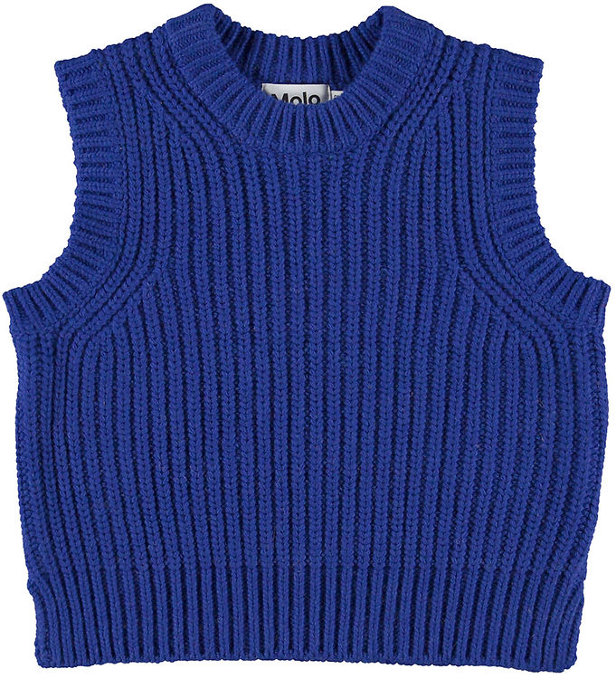 #3 - Molo Vest - Uld/Akryl - Gilberte - Twillight Blue