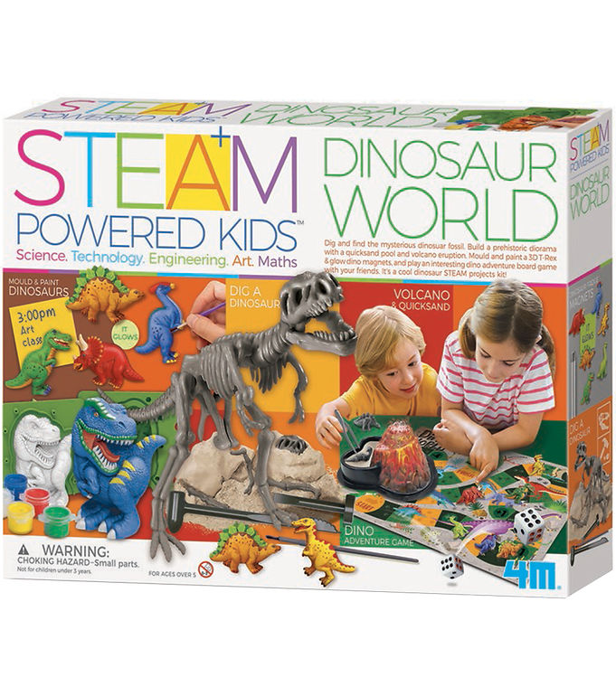 Billede af 4M Dino Sæt - STEAM Powered Kids - Dinosaur World