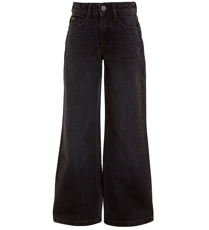 #2 - Calvin Klein Jeans - High Rise Wide Leg - Washed Black
