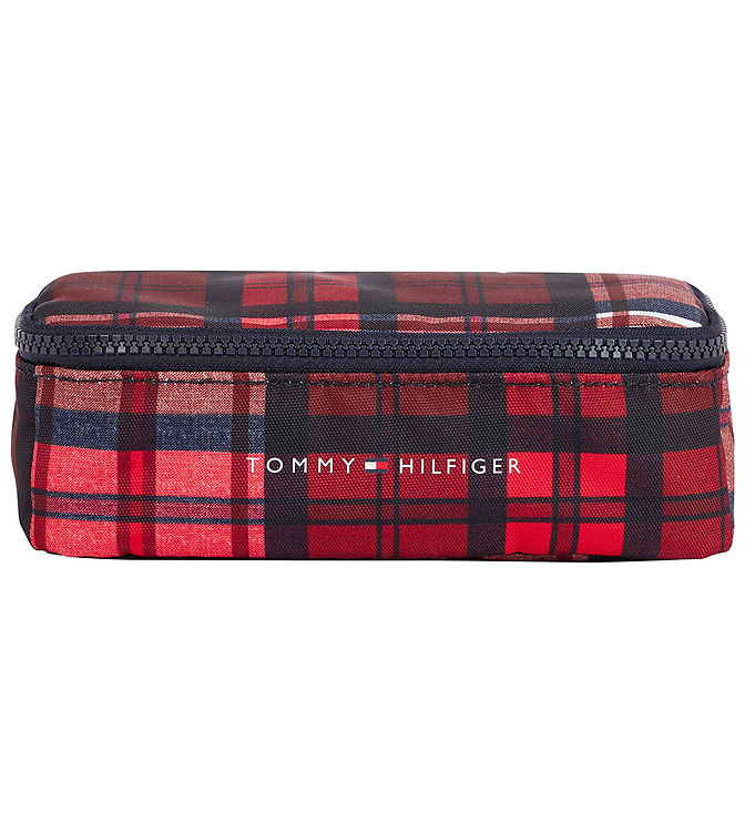 Uegnet hobby håndtag Tommy Hilfiger Penalhus - Essential - Multi Check