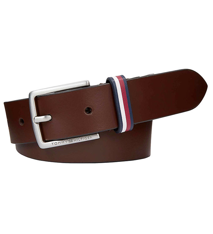 Tommy Hilfiger Bælte - Leather - Chestnut Brown