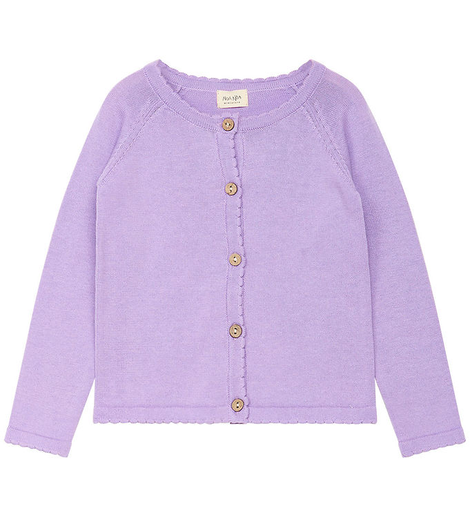 6: Kylie cardigan - Orchid - 3-6 MDR.