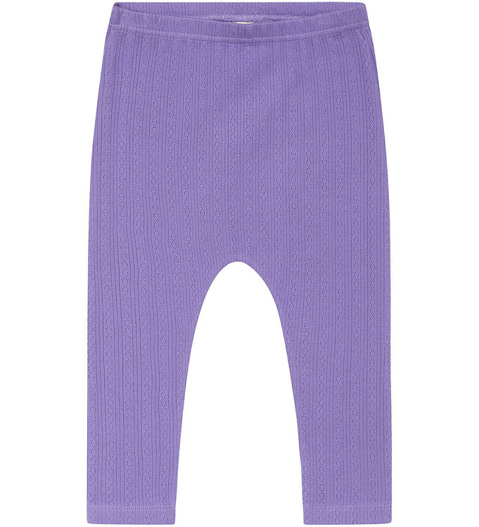 9: Noa Noa miniature Leggings - Pointelle Rib - Dory - Aster Purple