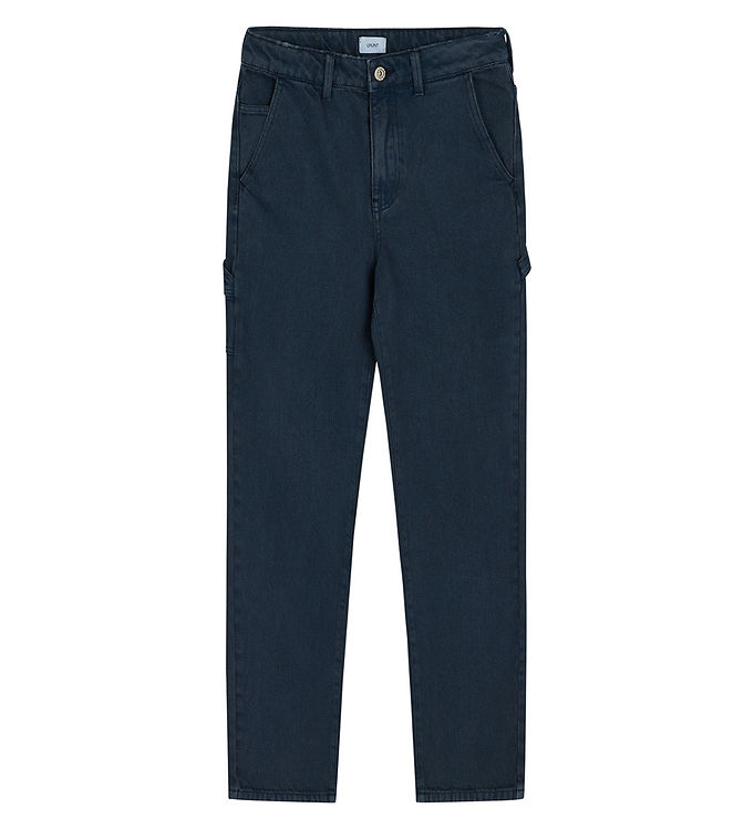 12: Grunt Jeans - Worker - Sort/Blå
