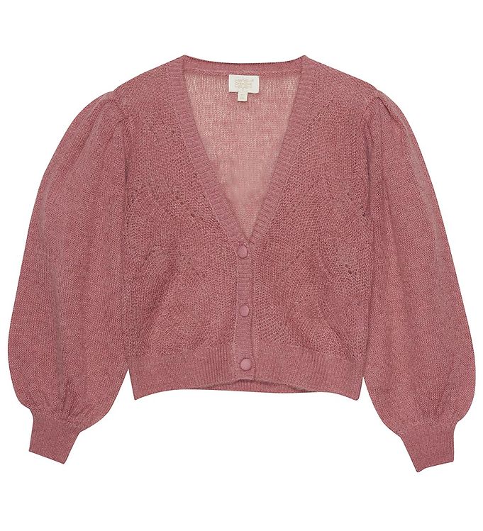 Creamie Cardigan - Strik - Nostalgia Rose