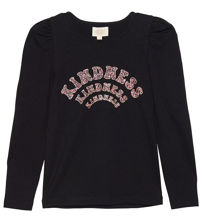 Creamie Bluse Sort