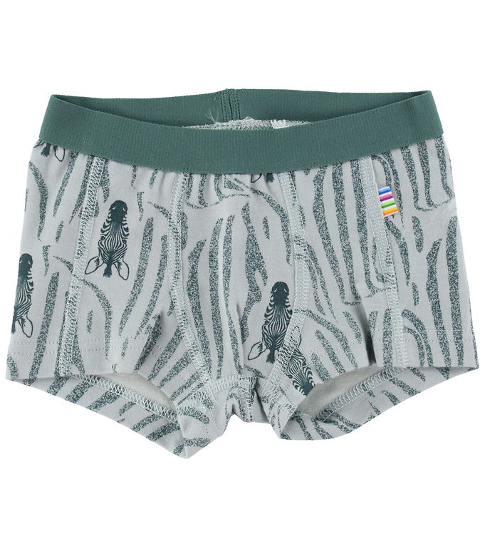 Joha Boxershorts - Uld/Bomuld - Grøn Aop
