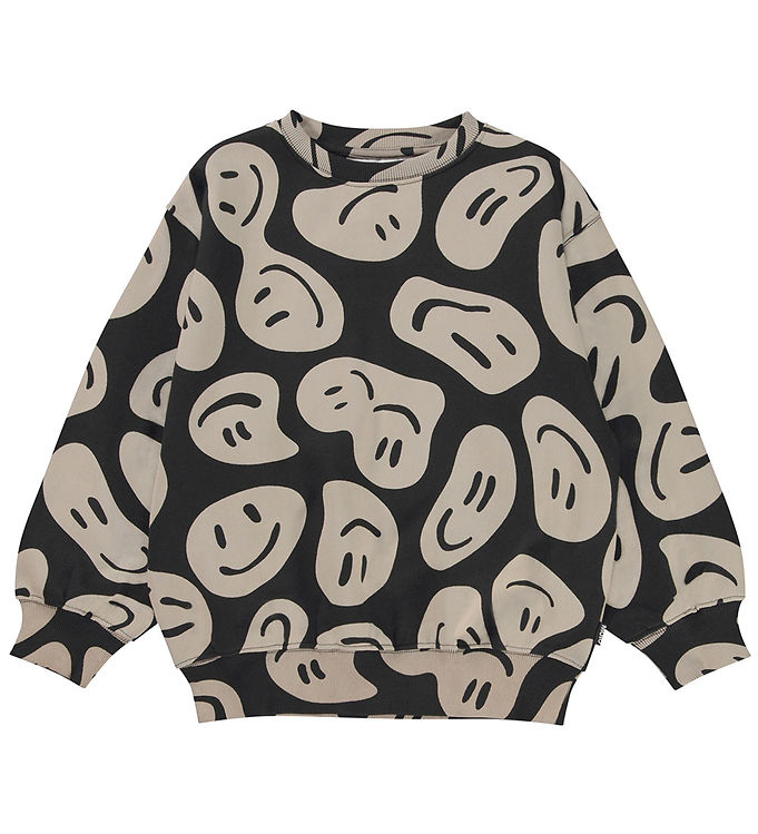 Molo Sweatshirt - Monti - Smile on Black