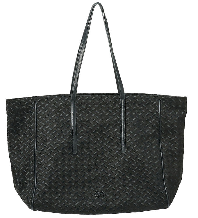 8: Lala Berlin Shopper -  East West Moira - Heritage Suede Black