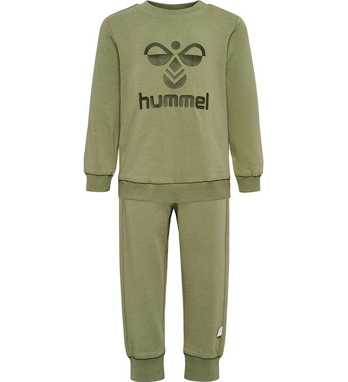 Hummel Sweatsæt - hmlArine - Grøn