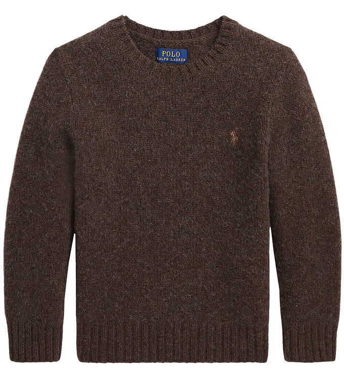 Polo Ralph Lauren Bluse Uld Brun M. Lapper